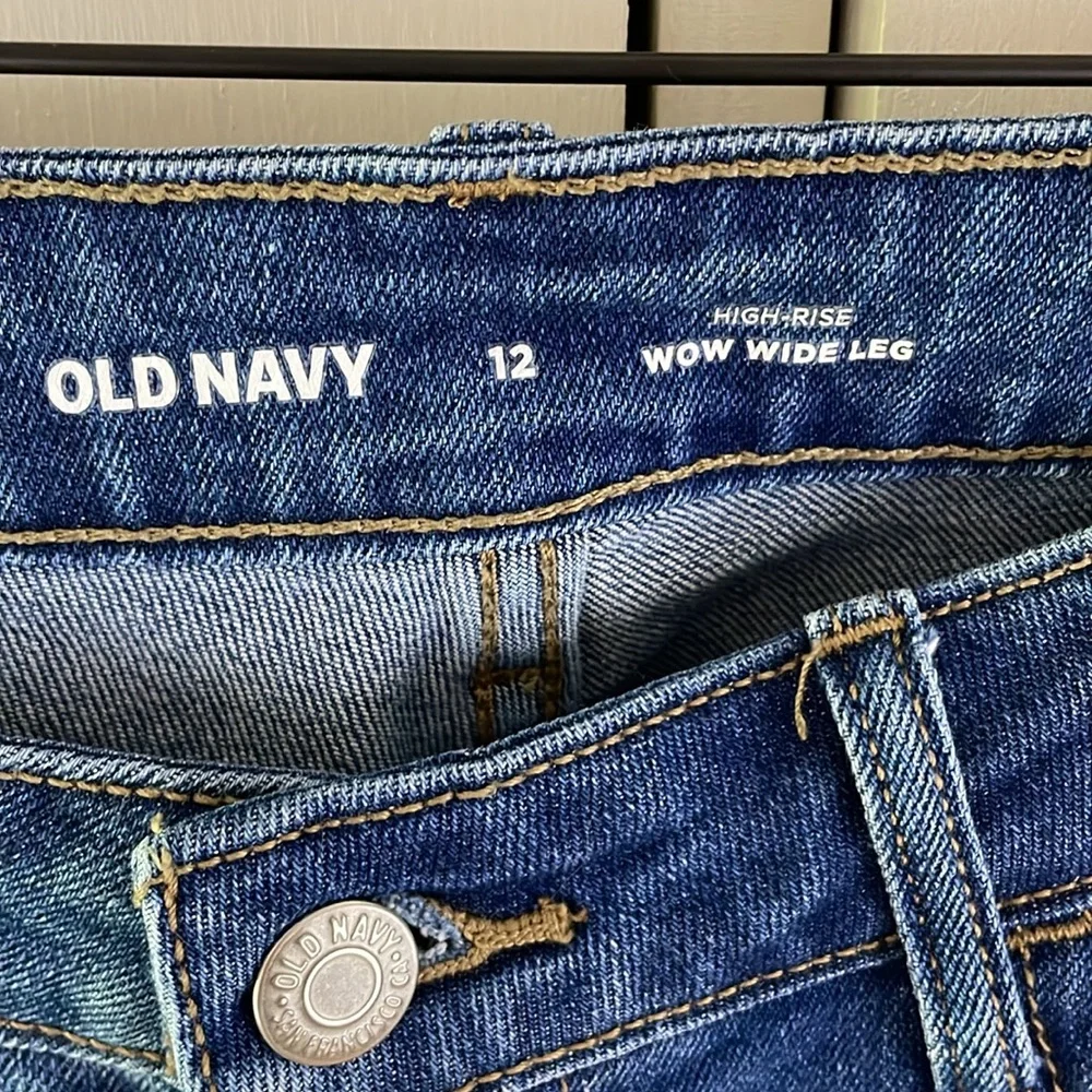 Old Navy High-Rise Wide Leg Jeans 12